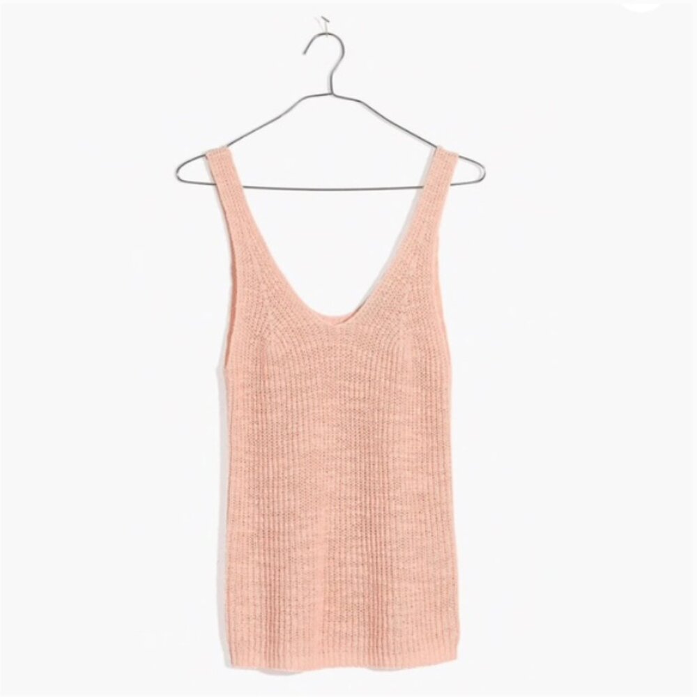 Madewell Monterey Sweater Tank in‎ Lucid Pink XXS